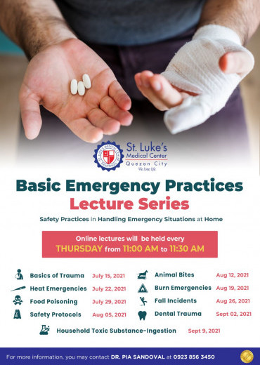Basic Emergency Practices Lecture Series