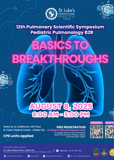 12th Pulmonary Scientific Symposium - Pediatric Pulmonology B2B: Basics to Breakthroughs
