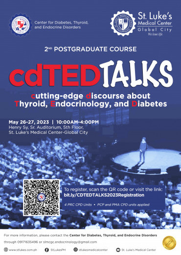 cdTEDTALKS: Cutting-edge discourse about Thyroid, Endocrinology, and Diabetes