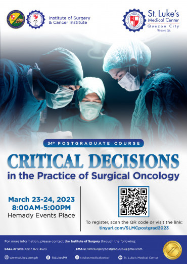 Critical Decisions in the Practice of Surgical Oncology