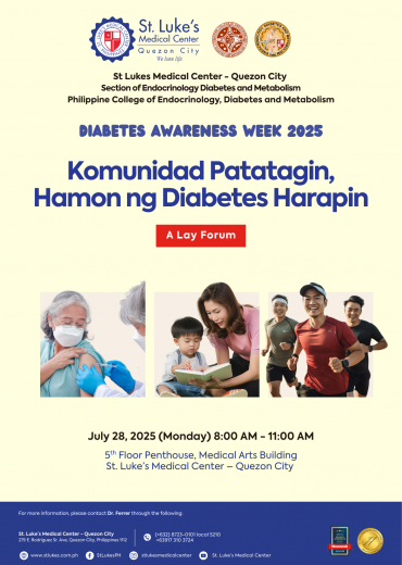 Diabetes Awareness Week 2025: Komunidad Patatagin, Hamon ng Diabetes Harapin | A Lay Forum