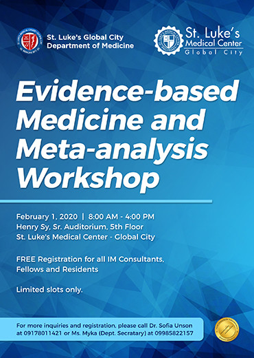 Evidence-based Medicine and Meta-analysis Workshop