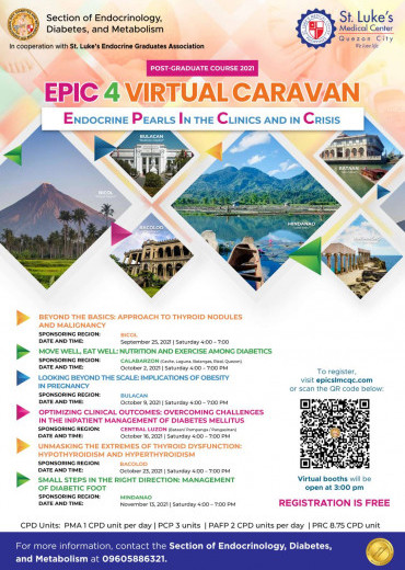 EPIC 4 Virtual Caravan: Endocrine Pearls in the Clinics and in Crisis