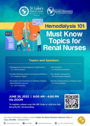 Hemodialysis 101: Must Know Topics for Renal Nurses