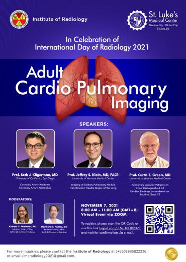 Adult Cardio Pulmonary Imaging Postgraduate Course