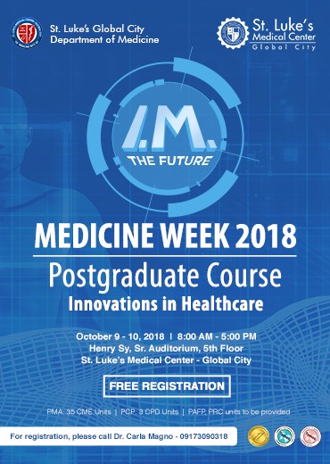 I.M. The Future : Medicine Week 2018