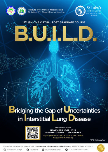 17th IPM-CME VIRTUAL POST GRADUATE COURSE: Building the Gap of Uncertainties in Interstitial Lung Disease