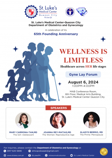 Gyne Lay Forum: Wellness is Limitless
