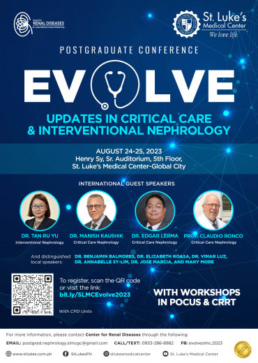 EVOLVE: Updates In Critical Care & Interventional Nephrology