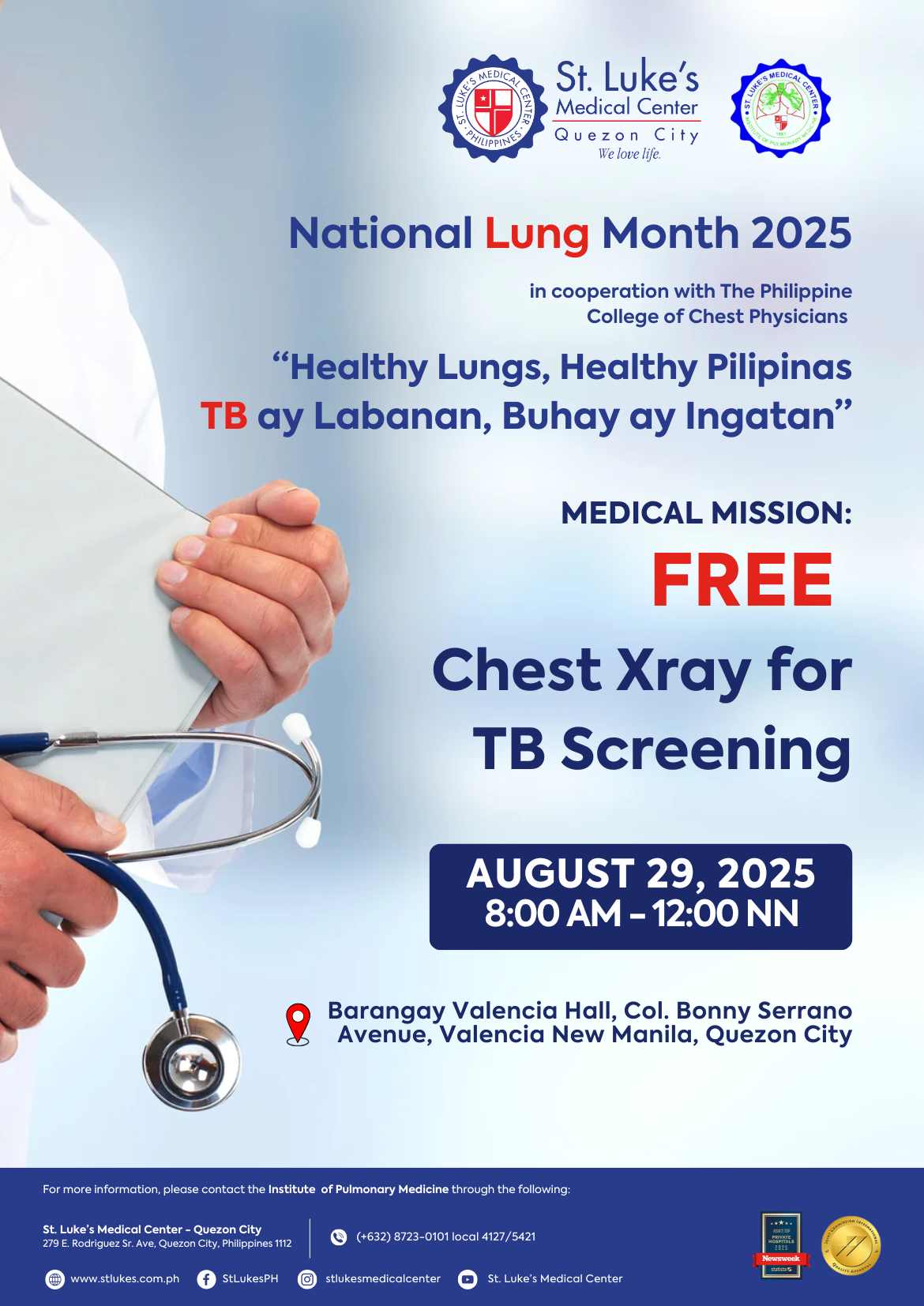 TB Ay Labanan, Buhay ay Ingatan: National Lung Month Medical Mission