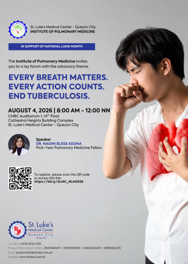 Every Breath Matters. Every Action Counts. End Tuberculosis.
