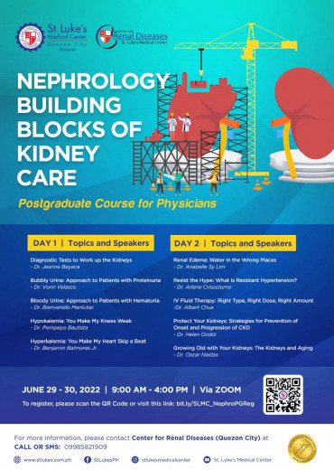 Nephrology Building Blocks of Kidney Care: Post-Graduate Course