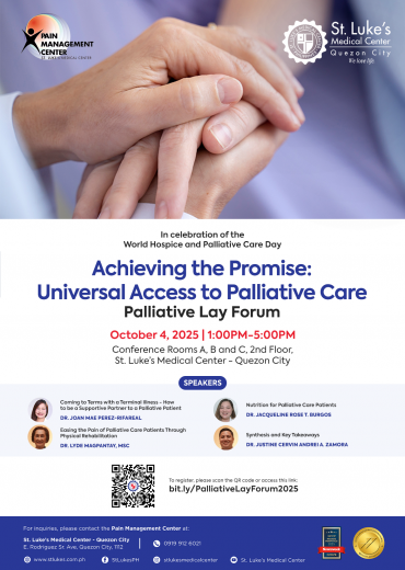 Palliative Lay Forum - Achieving the Promise: Universal Access to Palliative Care