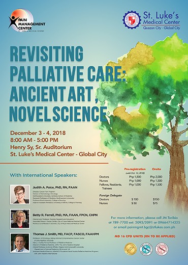 Revisiting Palliative Care: Ancient Art, Novel Science