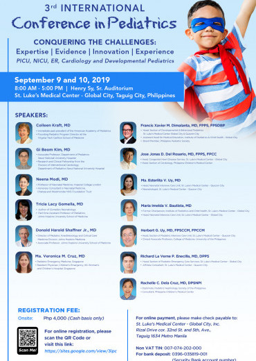 3rd International Conference in Pediatrics Conquering the Challenges: Expertise, Evidence Innovation, Experience