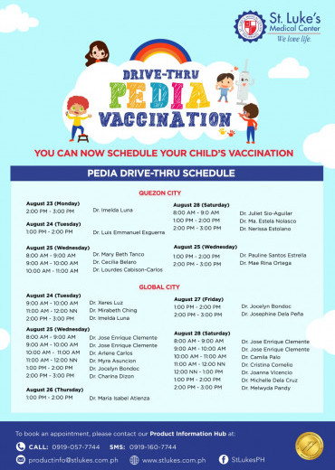 Drive-Thru Pedia Vaccination