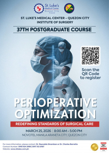 Perioperative Optimization: Institute of Surgery 37th Graduate Course