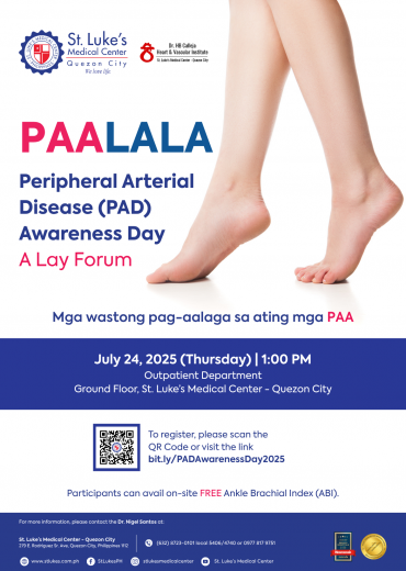 PAALALA: Peripheral Arterial Disease (PAD) Awareness Day