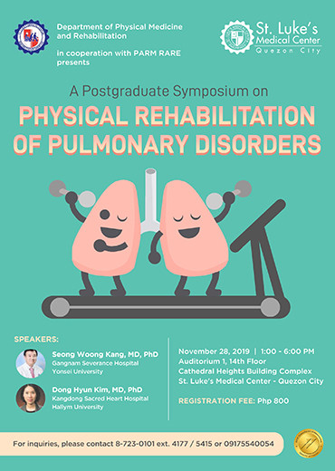 Physical Rehabilitation of Pulmonary Disorders: A postgraduate symposium