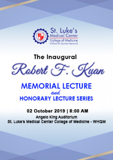 The Inaugural: Robert F. Kuan Memorial Lecture and Honorary Lecture Series