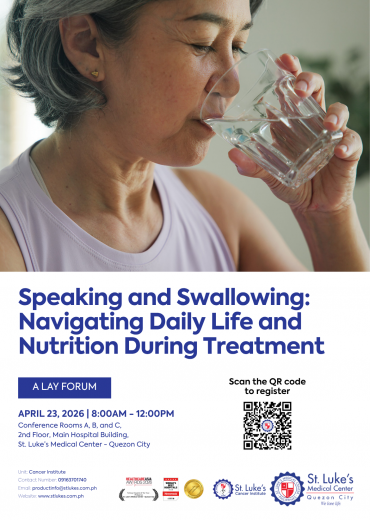 Speaking and Swallowing: Navigating Daily Life and Nutrition During Treatment