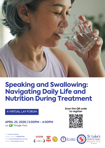 Speaking and Swallowing: Navigating Daily Life and Nutrition During Treatment