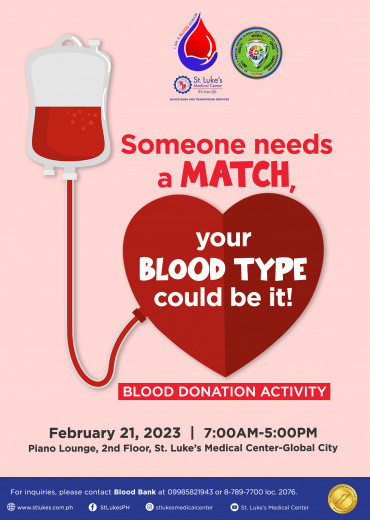 Someone Needs A Match, Your Blood Type Could Be It!