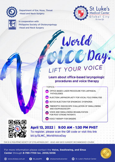 World Voice Day: Lift Your Voice
