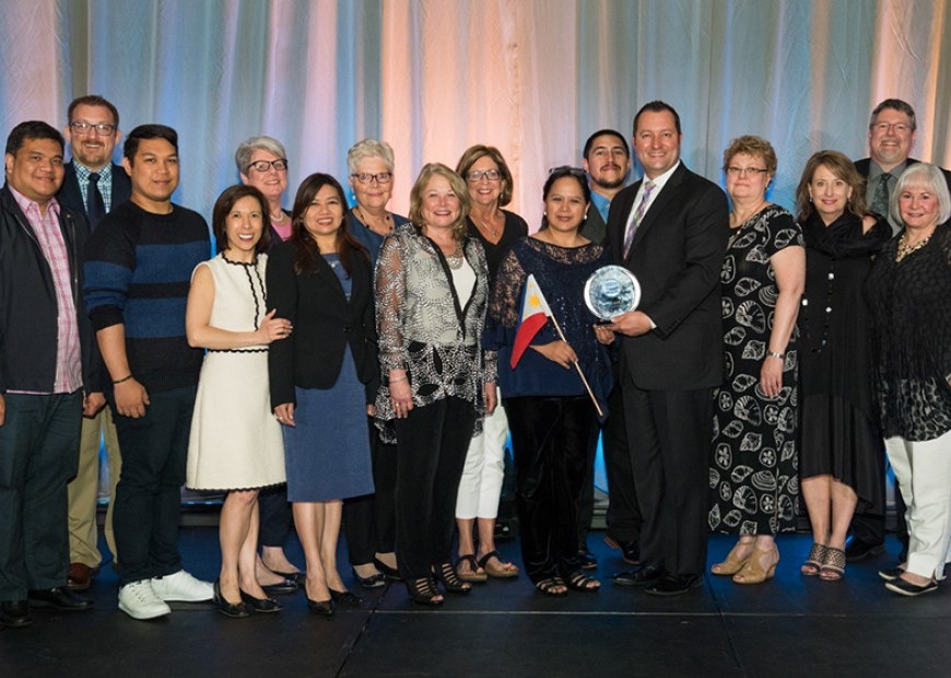 Last May 2, 2018 in west Palm Beach, Florida USA , the American Nurses Credentialing Center led by the CEO of ANA Enterprise, Ms. Loressa Cole, presents the designation to St. Luke's Medical Center Global City, making it the 1st and only Pathway to Excellence Designated Hospitals in the Philippines: (l-r) Mr. Roberto C. Sombillo, PhD, R.N., Associate Director; Mr. Jomar  G. Dela Cruz, DNM, MBA, R.N., Magnet® and Pathway®  Manager; (4th from left) Ms. Maria Rosario G. Peña, MAN, R.N., Magnet®  and Pathway® Oversight; and (5th from right) Ms. Maria Martina Geraldine Q. Dimalibot, PhD, R.N., Senior Vice President and Chief Nursing Officer of Nursing Care Group.