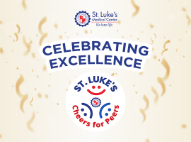 St. Luke’s Honors Outstanding Teams with 'Cheers for Peers' Program Banner