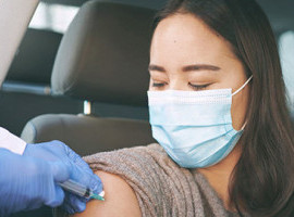 St. Luke’s Medical Center opens Drive-Thru Vaccination for Grown Ups in Global City Banner