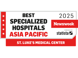 St. Luke’s Medical Center Named Among Newsweek’s Best Specialized Hospitals in Asia Pacific Banner