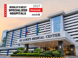 St. Luke&rsquo;s Medical Center &ndash; Quezon City Ranked No. 1 for Nephrology in the Philippines by Newsweek&rsquo;s World&rsquo;s Best Specialized Hospitals 2027 Banner