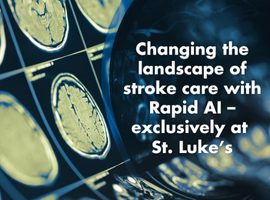 Game Changer in Stroke Treatment: St. Luke's Integrates Rapid AI Banner