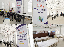 St. Luke’s Medical Center launches COVID-19 vaccination site Banner