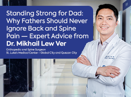 Standing Strong for Dad: Why Fathers Should Never Ignore Back and Spine Pain Banner